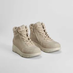 Discount Botín cordón Soft Insock beige Mujer Botines Planos