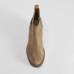 Sale Botín cuña casual beige Mujer Botines Tacón