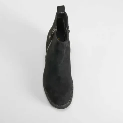 Online Botín cuña casual negro Mujer Botines Tacón