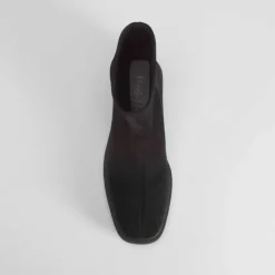 Clearance Botín cuña elástico negro PICCOLA PIU Mujer Botines Planos