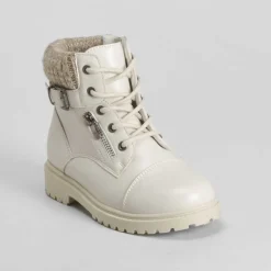 Outlet Botín cuello lana beige OH GIRL Botines