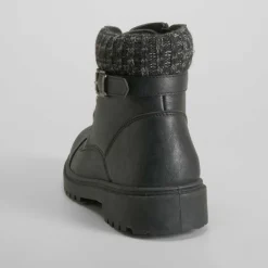 Sale Botín cuello lana negro OH GIRL Botines