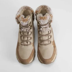 Sale Botín cuello pelo blanco Mujer Botines Planos