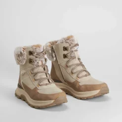 Sale Botín cuello pelo blanco Mujer Botines Planos