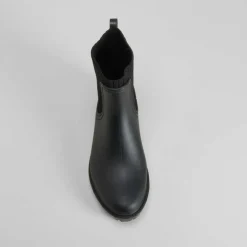 Clearance Botín de lluvia chelsea negro PICCOLA PIU Mujer Botas De Agua