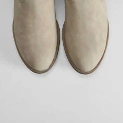 Sale Botín de tacón campero crudo Mujer Botines Tacón