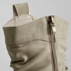 Sale Botín de tacón campero crudo Mujer Botines Tacón