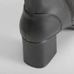 New Botín de tacón con plataforma negro PICCOLA PIU Mujer Botines Tacón