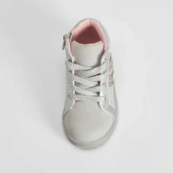 Botín hojas bebé gris Botas