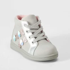 Botín hojas bebé gris Botas