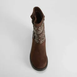 Sale Botín metal deco marrón Mujer Botines Planos