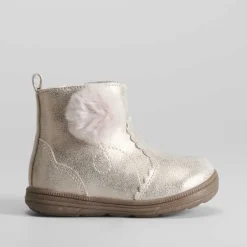 Discount Botín metalizado pompón Botas