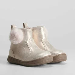 Discount Botín metalizado pompón Botas