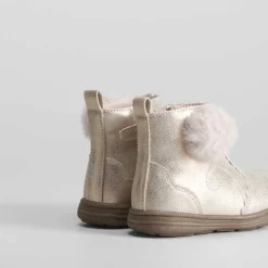 Discount Botín metalizado pompón Botas