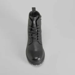 Hot Botín militar negro Hombre Botas