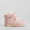 Botín montaña bebé rosa Botas