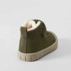 Botín pana verde Botas