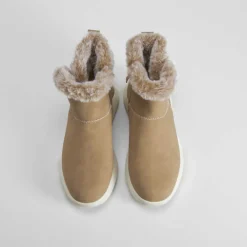 Outlet Botín pelo Off Gravity marrón Mujer Botines Planos