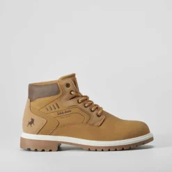 Discount Botín plano camel Hombre Botas