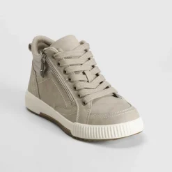 Sale Botín plano cordones beige Mujer Botines Planos