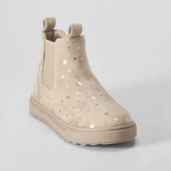 Online Botín plano elástico estrellas beige OH GIRL Botines