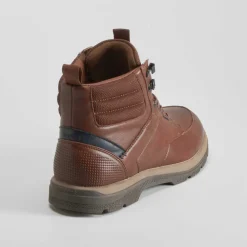 Hot Botín plano Hexaflex ikimba marrón Hombre Botas Confort|Botas