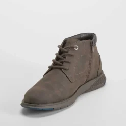 Clearance Botín plano Hexaflex teselar marrón Hombre Botas Confort|Botas