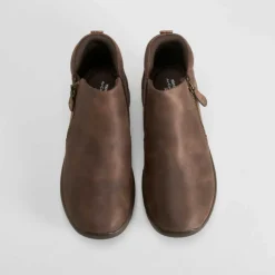 Hot Botín plano Lovely Vibe marrón Mujer Botines Planos