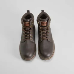 Botín plano marrón Hombre Botas