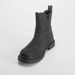 Online Botín plano negro OH GIRL Botines