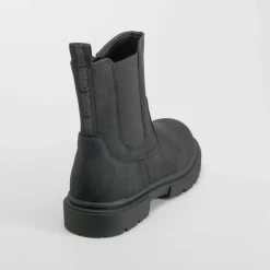 Online Botín plano negro OH GIRL Botines