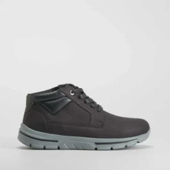 Online Botín plano Off Gravity negro Hombre Botas Confort|Botas