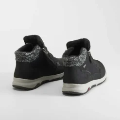 Sale Botín plano pelo negro Mujer Botines Planos