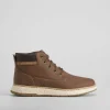 Outlet Botín plano Relaxed Fit marrón Hombre Botas Confort|Botas