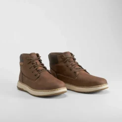 Outlet Botín plano Relaxed Fit marrón Hombre Botas Confort|Botas