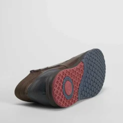 Hot Botín plano Shock Absorber marrón Hombre Botas Confort|Botas