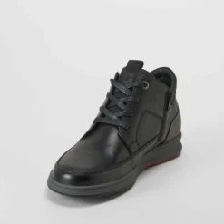 Clearance Botín plano Shock Absorber negro Hombre Botas|Botas Confort