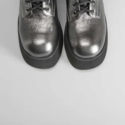 Clearance Botín plataforma plata Mujer Botines Plataforma