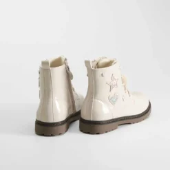 New Botín pompón beige Botines