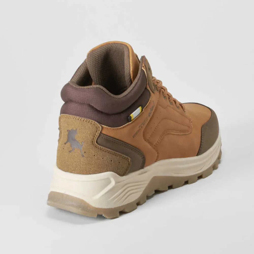 Clearance Botín sport cordón camel Hombre Botas