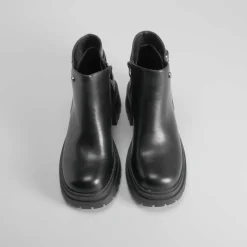 Best Botín tacón chunky hebilla negro Mujer Botines Tacón