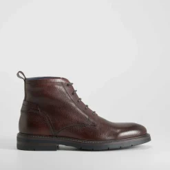 Best Botín tacón clásico piel marrón Hombre Botas