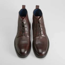 Best Botín tacón clásico piel marrón Hombre Botas