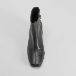 Online Botín tacón Double Fit elástico negro Mujer Botines Tacón