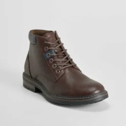 Online Botín tacón marrón Hombre Botas