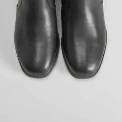 Outlet Botín tacón medio negro Mujer Botines Tacón