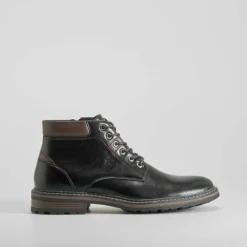New Botín tacón negro Hombre Botas