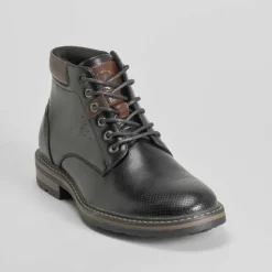 New Botín tacón negro Hombre Botas