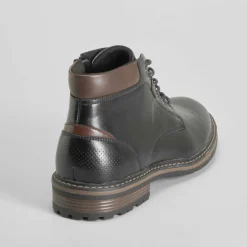 New Botín tacón negro Hombre Botas