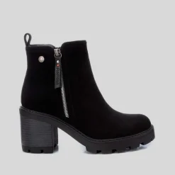 Sale Botín tacón negro Mujer Botines Tacón